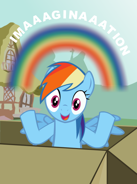 rainbow dash (spongebob squarepants and etc) created by ganton3