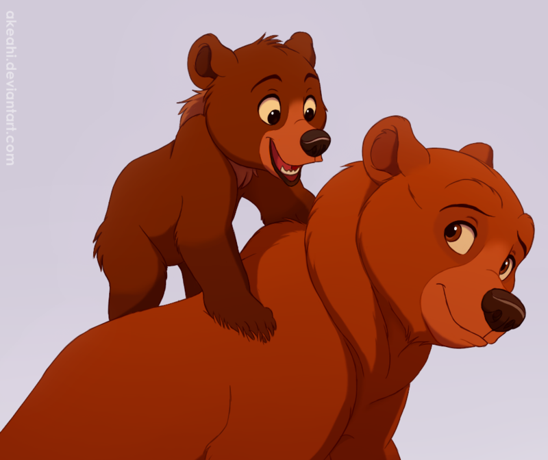 kenai and koda (brother bear and etc) created by akeahi