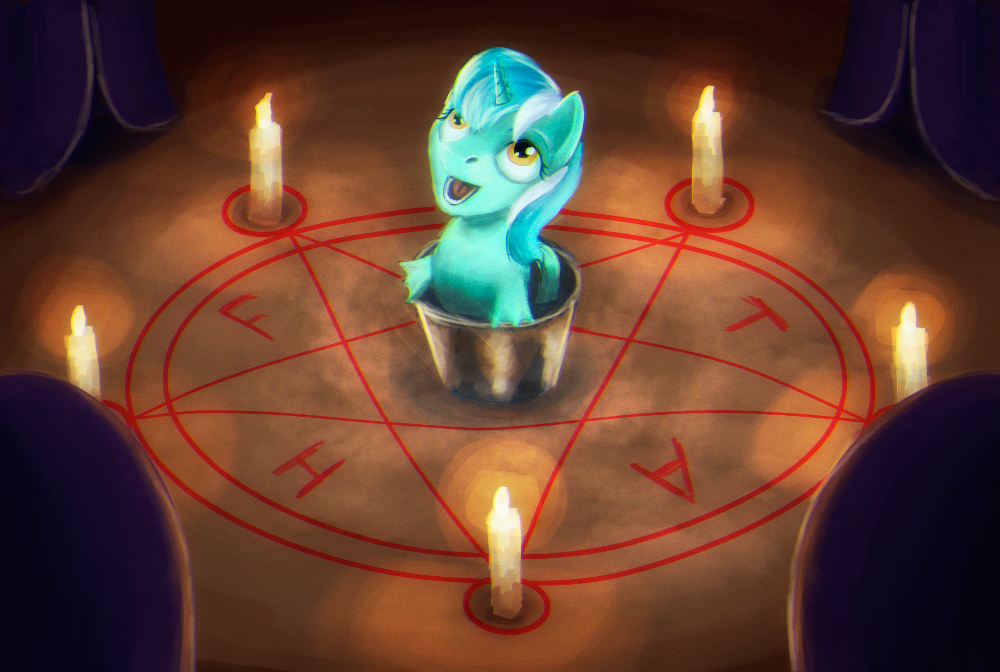 lyra heartstrings (friendship is magic and etc) created by sa1ntmax