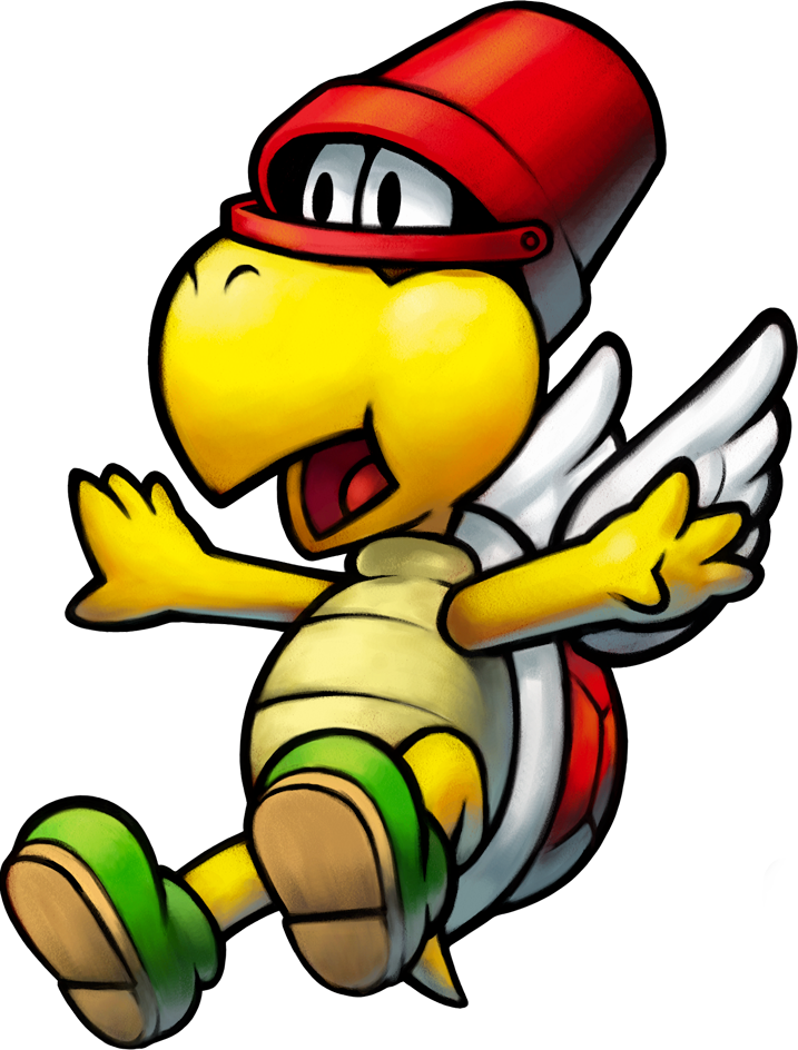 corporal paraplonk (mario & luigi: bowser's inside story and etc) created by masanori sato