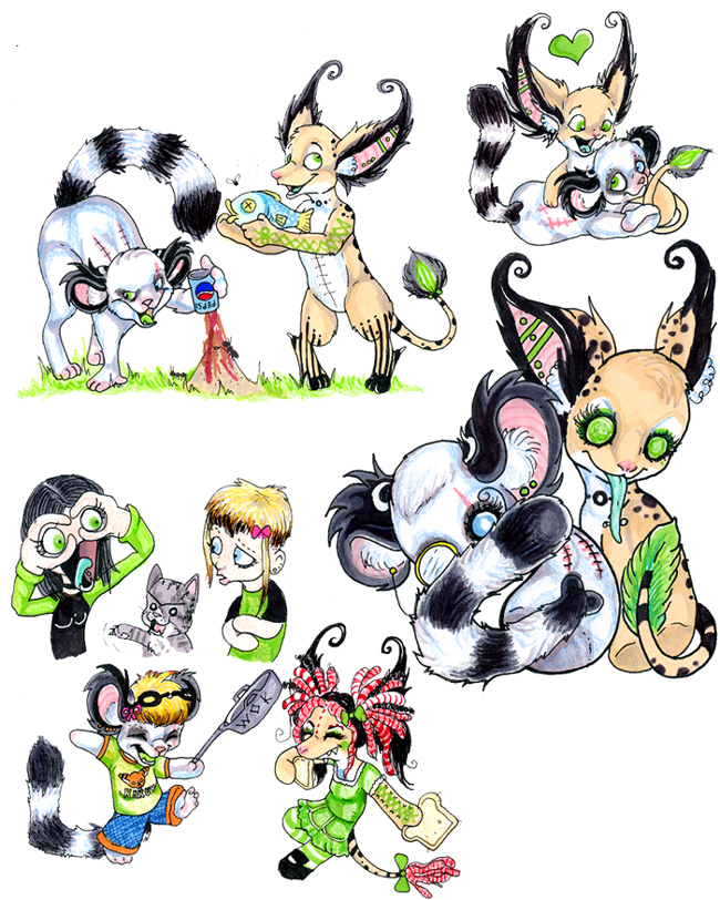 chival and zeriara (pepsi) created by chival