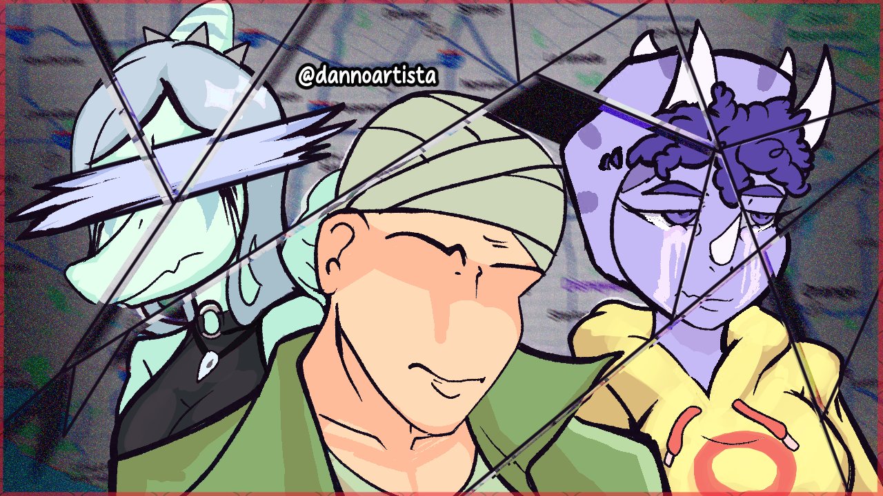 anon, fang, and trish (ko op (game developer) and etc) created by dannoartista