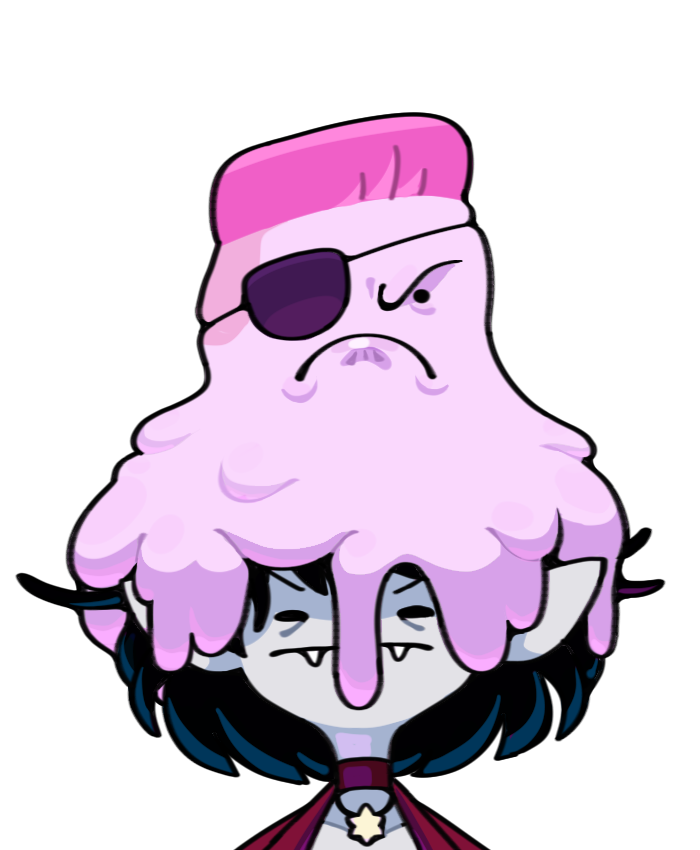 marceline abadeer and princess bubblegum (fionna and cake (franchise) and etc) created by discount-supervillain