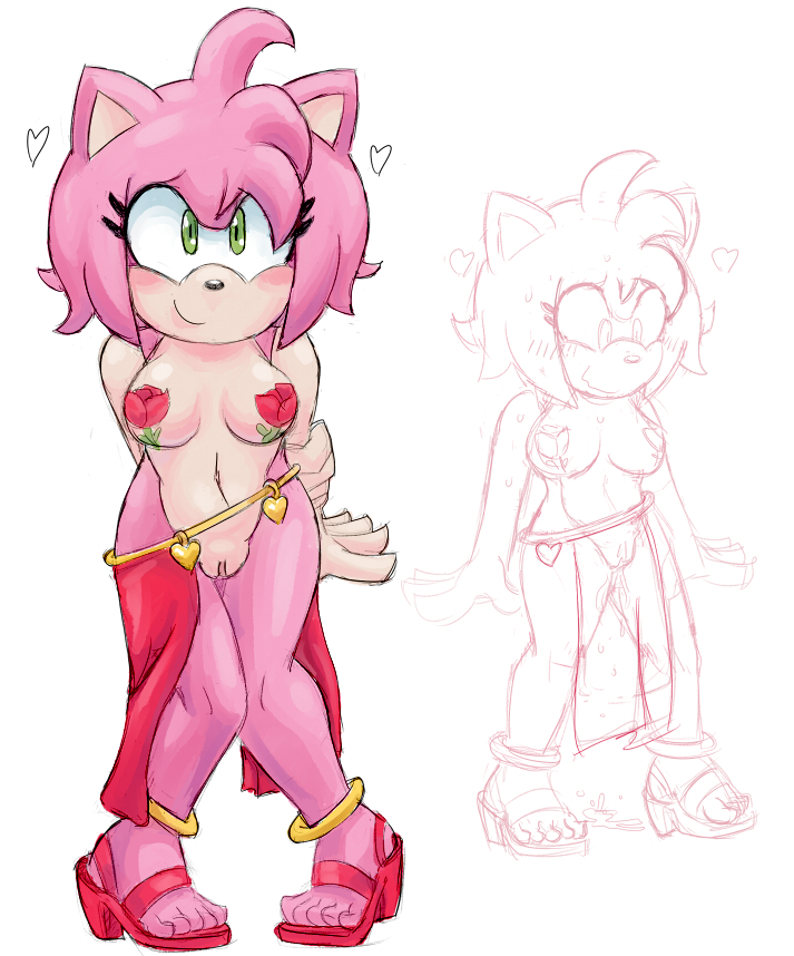 amy rose (sonic the hedgehog (series) and etc) created by extraspecialzone