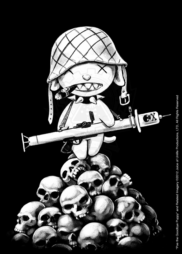 g.i.poe (poe the goodbye puppy) created by eugene arenhaus and phaeton99