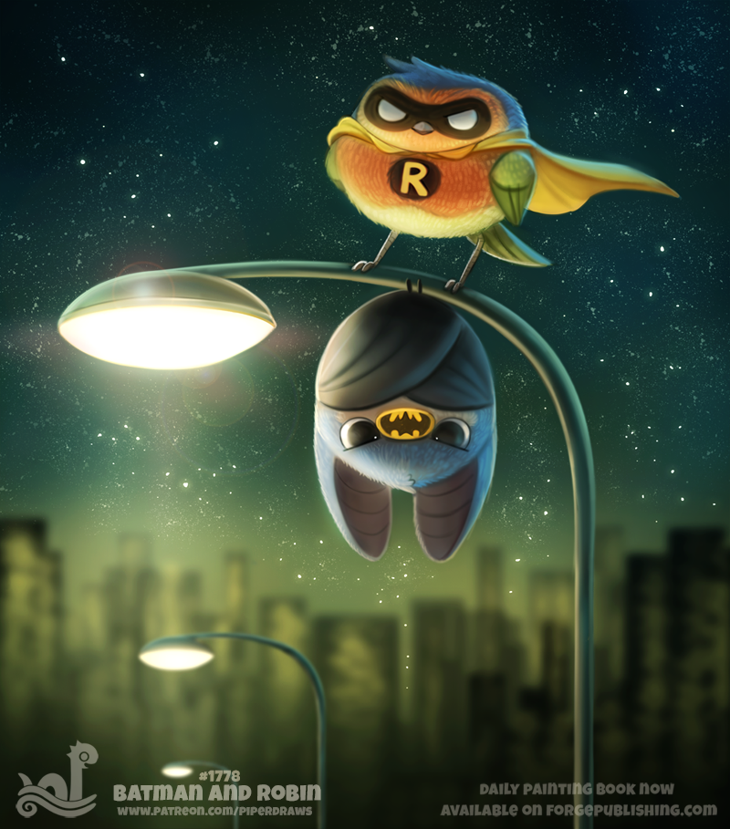 batman and robin (batman (series) and etc) created by piper thibodeau