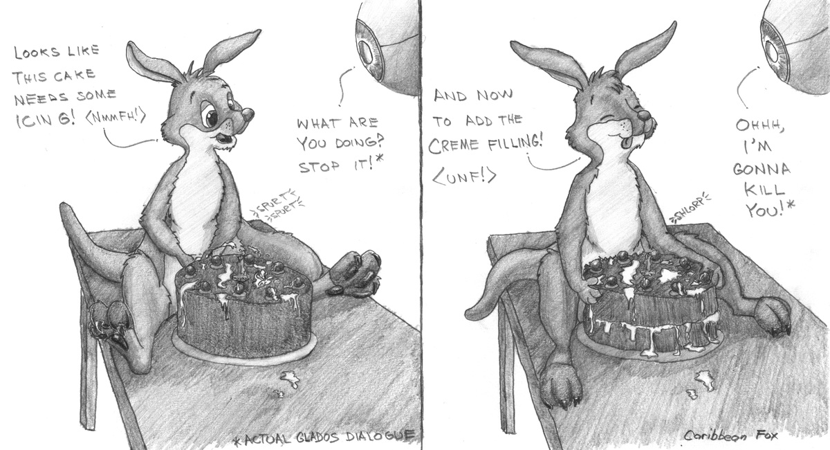 glados (valve corporation and etc) created by caribbean fox