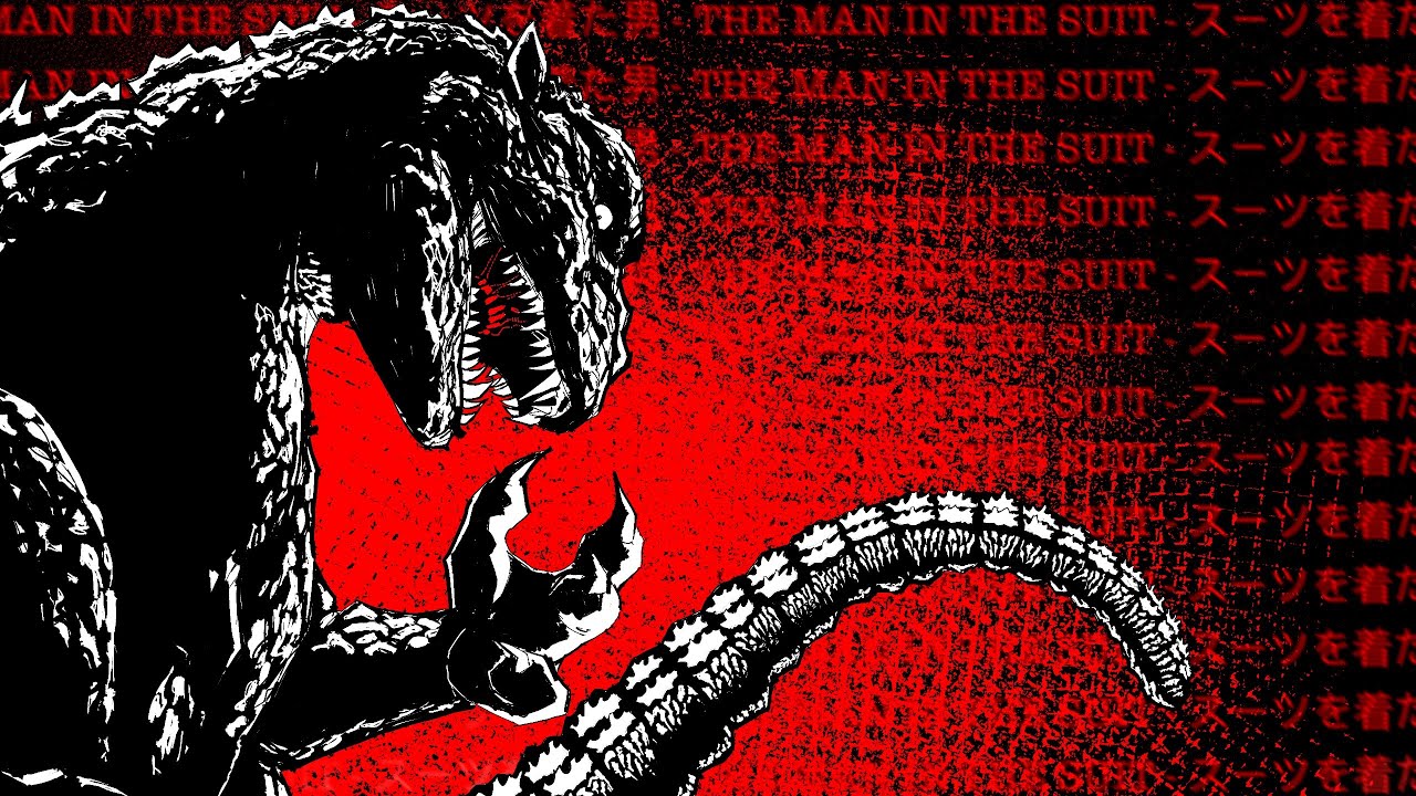 godzilla (the man in the suit (series) and etc) created by lyrahorrorz