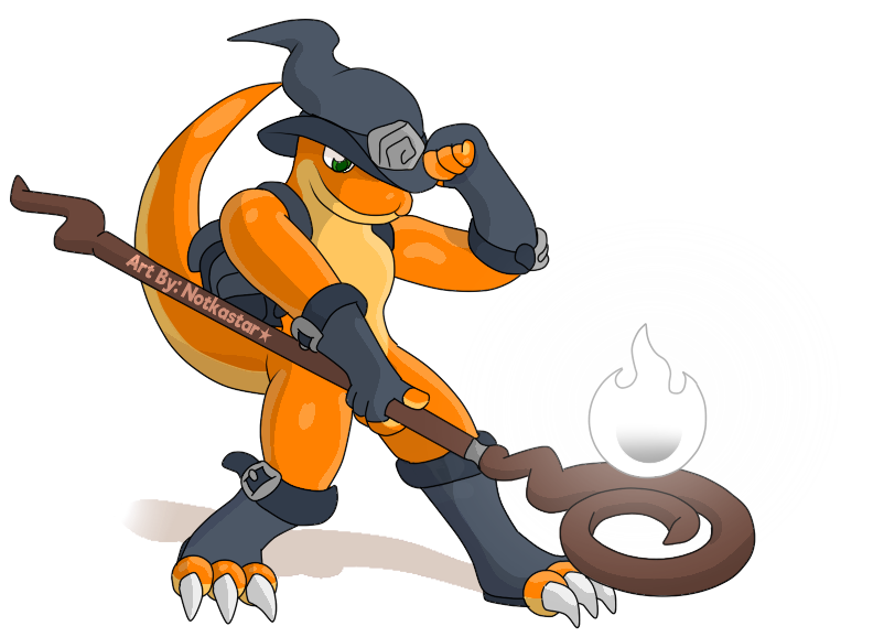 leo the lizard wizard created by notkastar