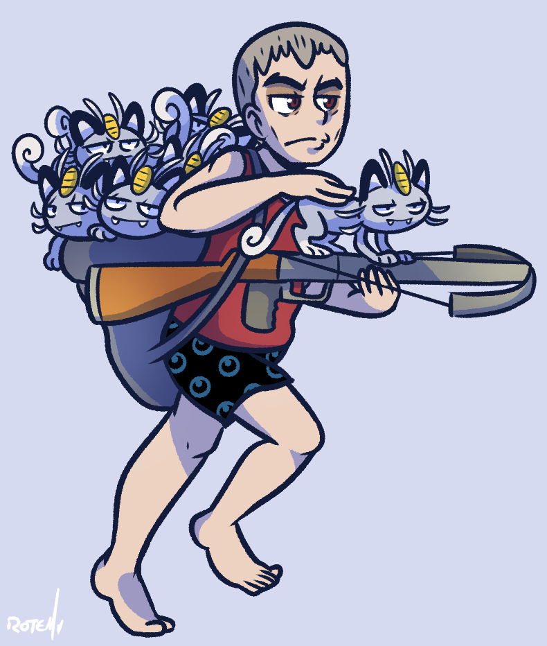 adam west and nanu (family guy and etc) created by unknown artist