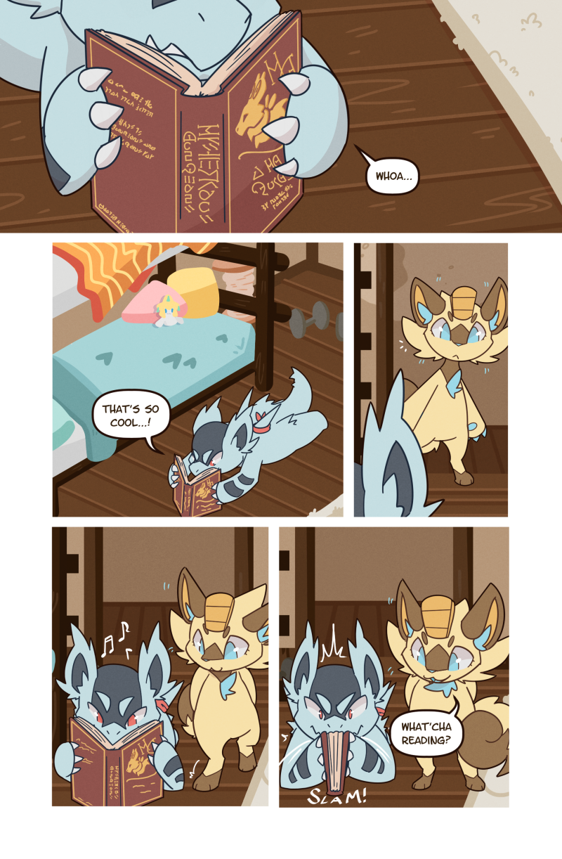 dielle and inigo (pokemon mystery dungeon and etc) created by wooled