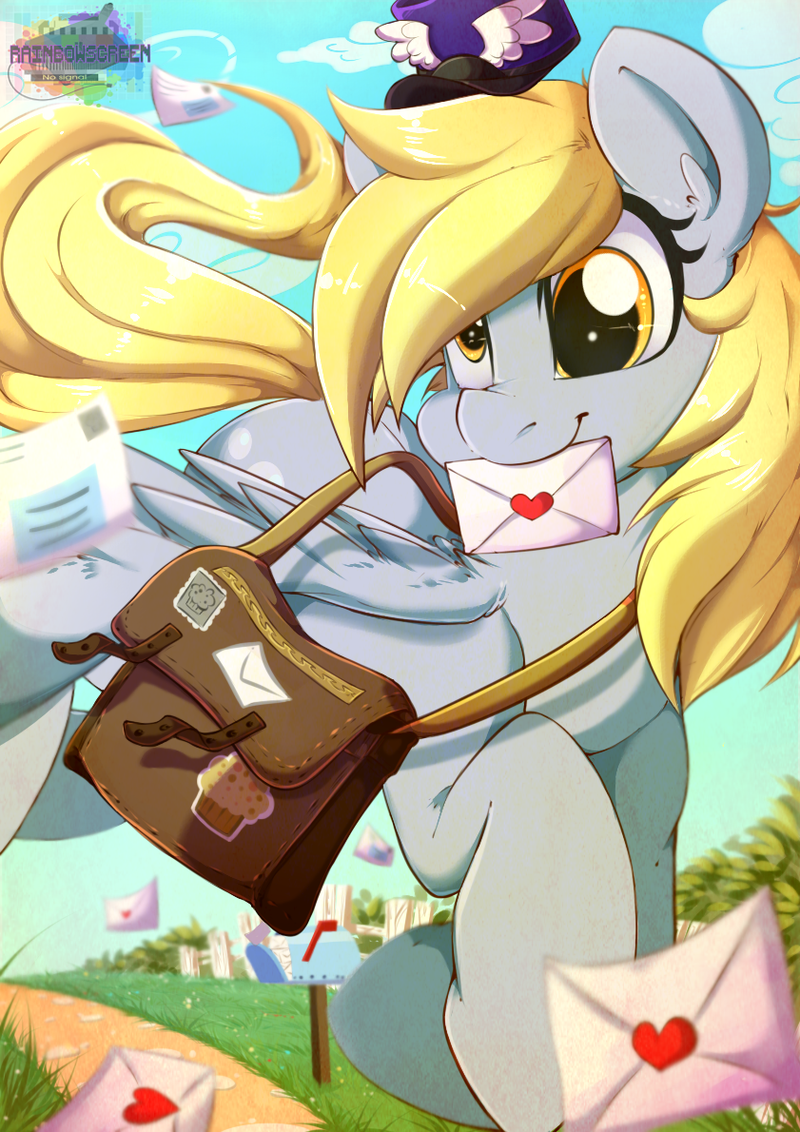derpy hooves (friendship is magic and etc) created by rainbowscreen
