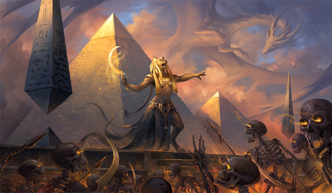 sekhmet (middle eastern mythology and etc) created by sandara