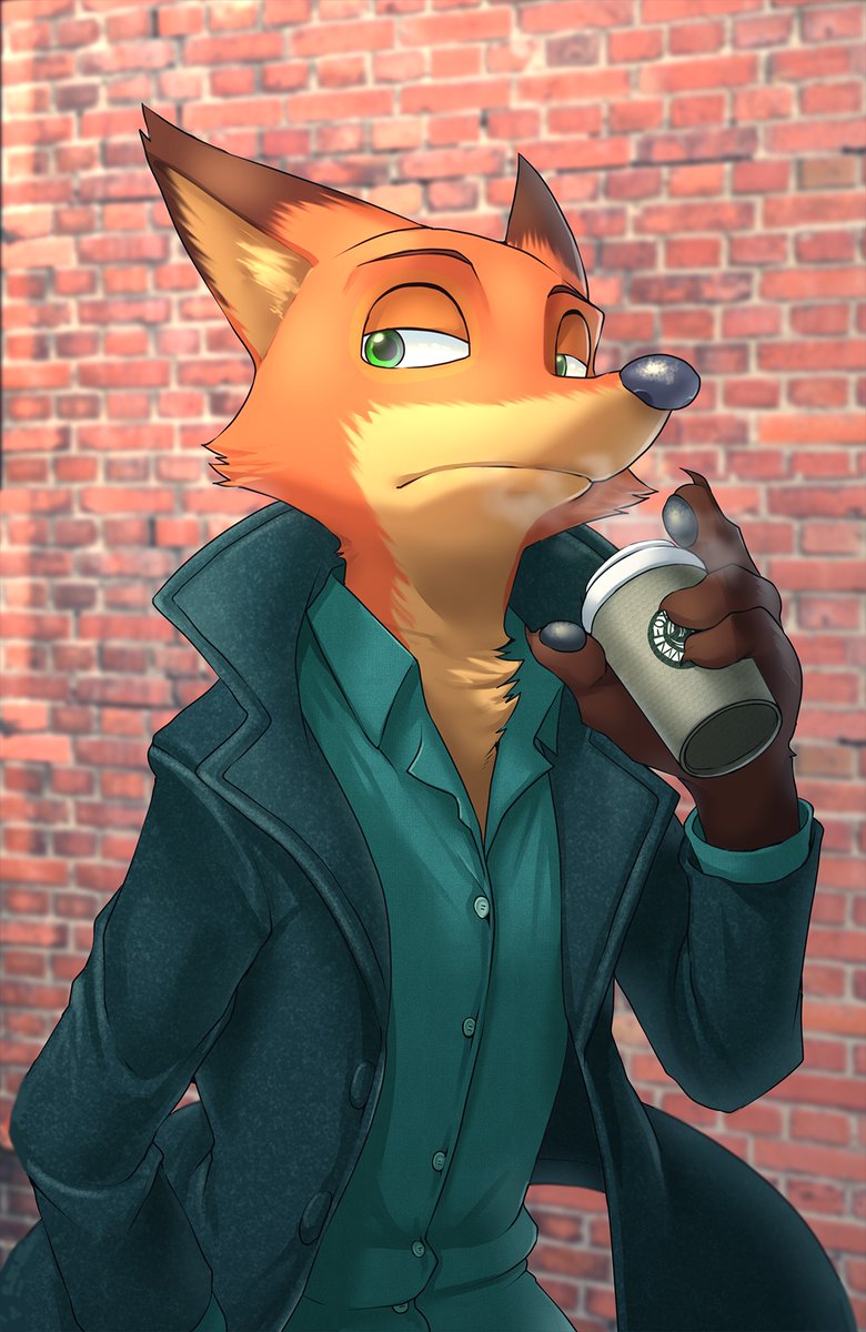 nick wilde (zootopia and etc) created by raizinndx