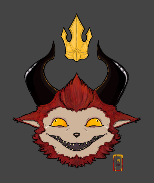 devil teemo and teemo (league of legends and etc) created by 1mp and yaku (artist)