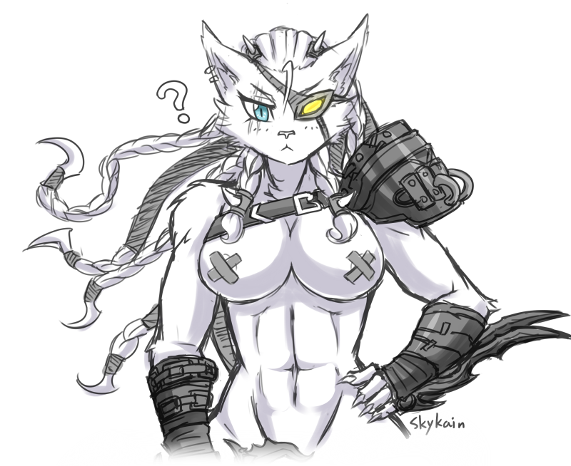 rengar (league of legends and etc) created by skykain