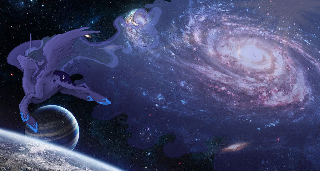 princess luna (friendship is magic and etc) created by derpilish, noel (artist), and third-party edit