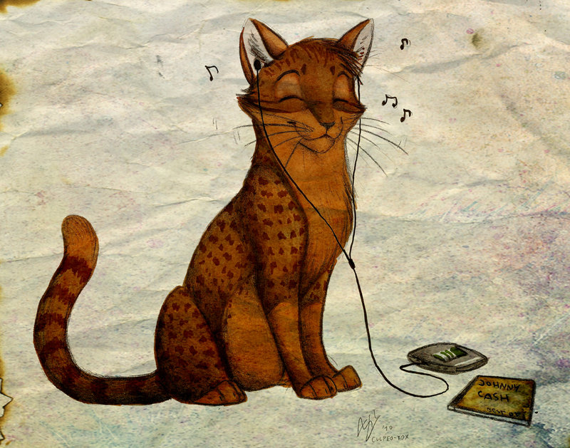 johnny cash created by culpeofox