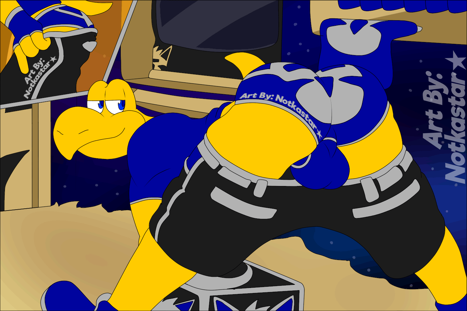 zatch (mario bros and etc) created by notkastar