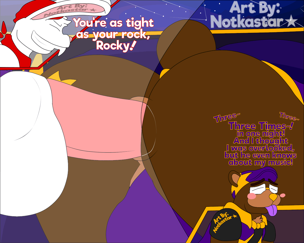 rockstar freddy (freddy fazbear's pizzeria simulator and etc) created by notkastar