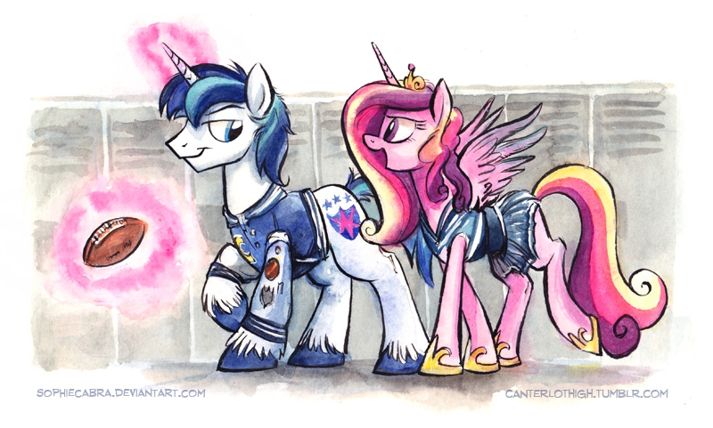 princess cadance and shining armor (friendship is magic and etc) created by kenket and sophiecabra
