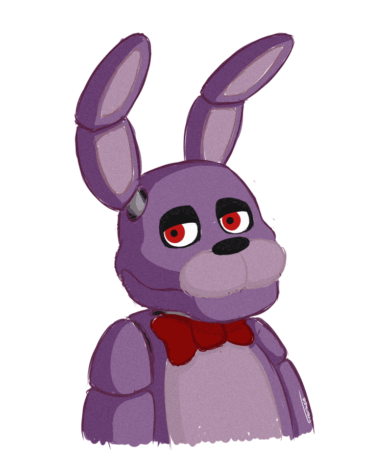 bonnie (five nights at freddy's and etc) created by unknown artist