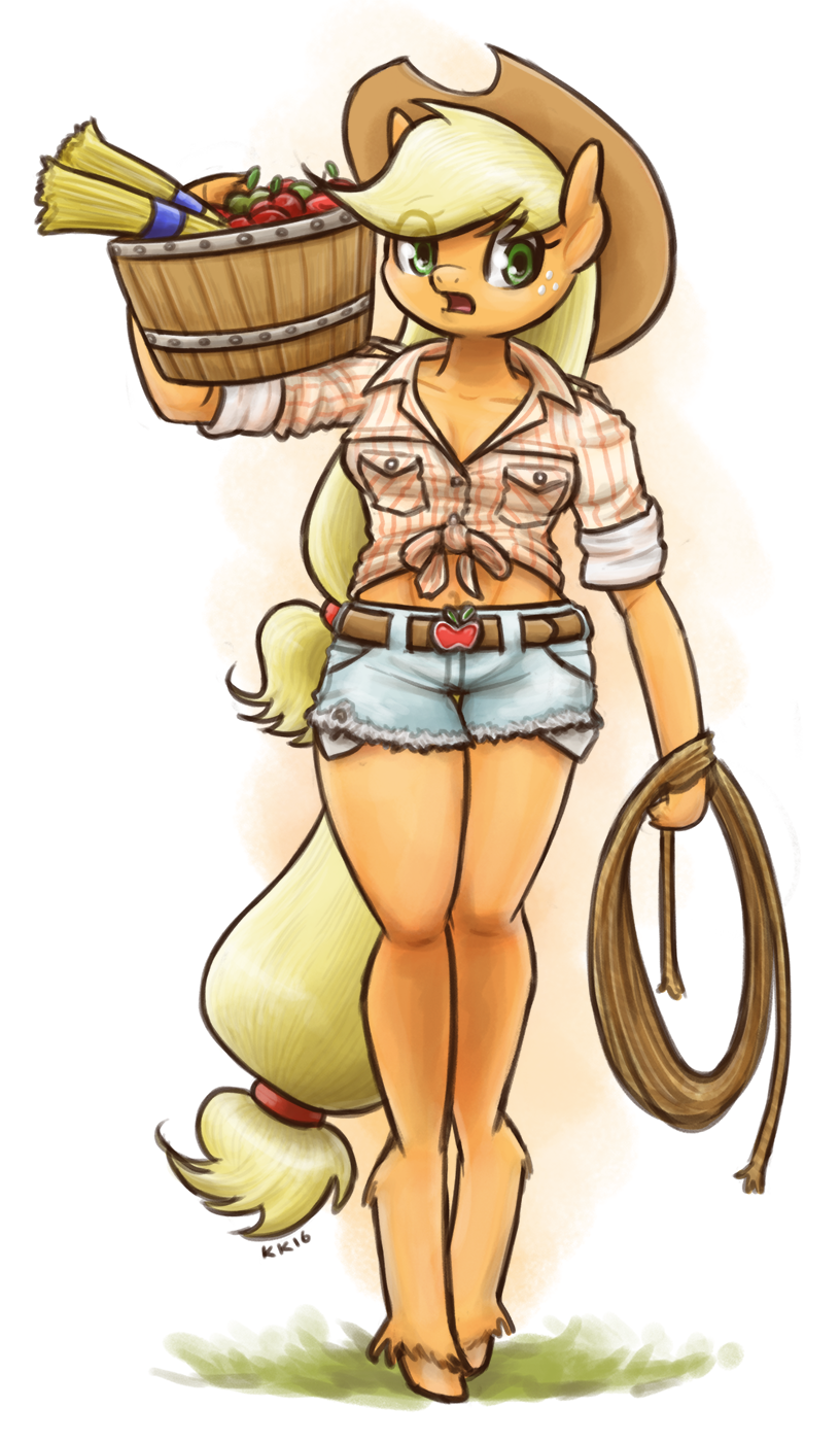 applejack (friendship is magic and etc) created by king-kakapo