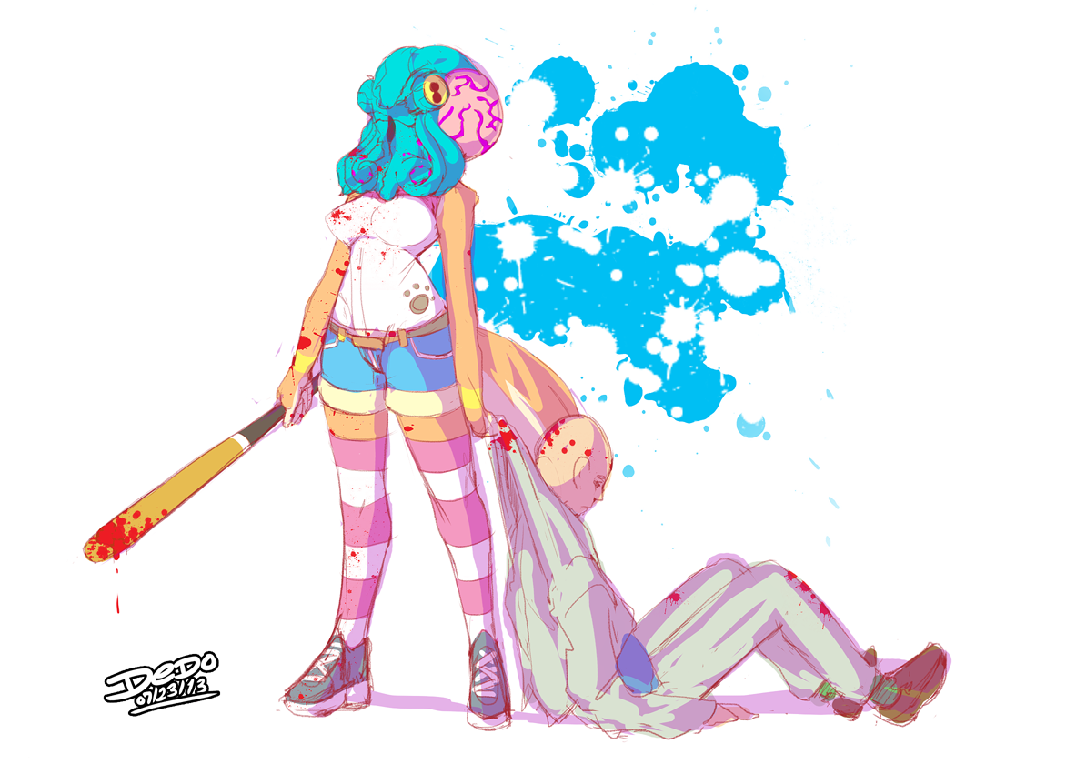 anna and charlie (hotline miami) created by dedoarts