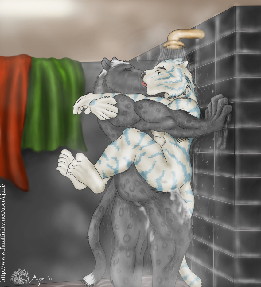 kergiby and storm-tiger created by ajani (artist)