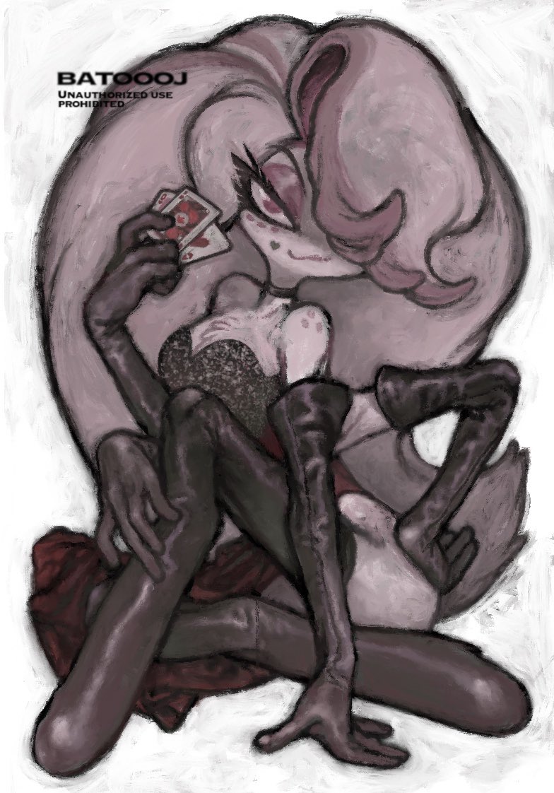 angel dust (hazbin hotel and etc) created by batoo j