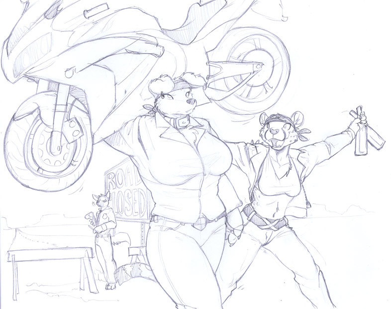 marrow and riley (desert angels) created by rick griffin