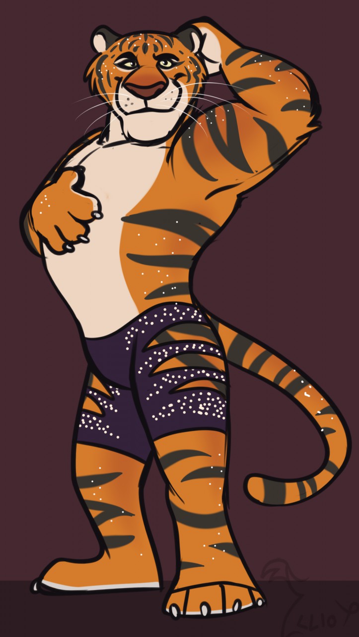 tiger dancer (zootopia and etc) created by werewolfaboo