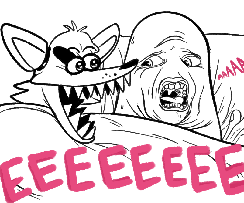 foxy and mike schmidt (in the court of the crimson king and etc) created by phillip-banks