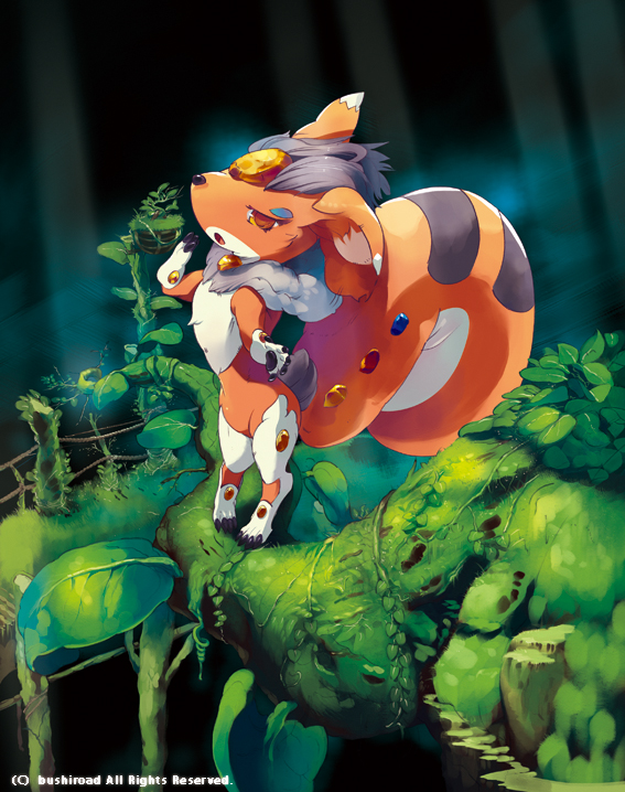 yellow gem carbuncle (cardfight!! vanguard and etc) created by takeo saitou