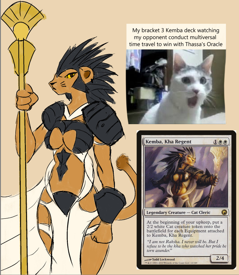 kemba kha regent (magic: the gathering and etc) created by toasterlamb