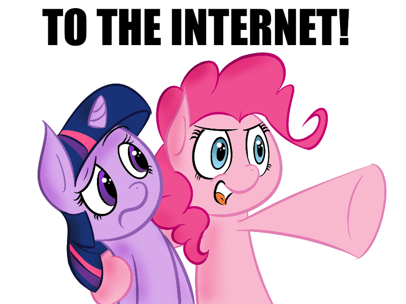pinkie pie and twilight sparkle (friendship is magic and etc) created by unknown artist