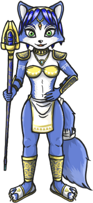 krystal (nintendo and etc) created by kitunelovealt