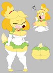 Rating: q
ID: 1588650
Date: 2018-07-03 01:54:27 -0400
Status: active
Score: 121
2018 animal_crossing anthro areola armwear belly big_butt biped blonde_hair breasts butt canid canine canis clothed clothing confusion curvy_figure digital_media_(artwork) domestic_dog exclamation_point eyes_closed female grey_background hair hi_res isabelle_(animal_crossing) legwear makoto_kino mammal navel nintendo nipples no_pupils open_mouth purple_yoshi_draws question_mark sailor_costume sailor_jupiter sailor_moon_(series) shih_tzu short_stack simple_background slightly_chubby solo standing thick_thighs torn_clothing toy_dog underbutt upskirt voluptuous wardrobe_malfunction wide_hips post #1588650