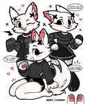 Rating: s
ID: 4488050
Date: 2023-12-22 17:13:39 -0500
Status: active
Score: 338
2023 4_toes absurd_res accessory alternative_fashion anthro arctic_fox barefoot blep blush bottomwear breasts canid canine chain_jewelry character_name cheek_tuft choker claws clothed clothing collar cute_fangs dialogue dolphin_shorts ear_piercing emanata english_text facial_tuft fangs feet female female_symbol finger_claws fishnet_clothing fishnet_legwear fox fur gender_symbol goth heart_symbol hi_res industrial_piercing inner_ear_fluff jayrnski jewelry kneeling legwear lgbt_pride looking_at_viewer mammal miniskirt model_sheet multicolored_accessory necklace one_eye_closed open_mouth open_smile oversized_clothing pawpads paws piercing pin_accessory pin_button pink_pawpads plantigrade pride_color_accessory pride_colors pride_pin rainbow_pride_colors shorts signature simple_background six-stripe_rainbow_pride_colors skirt skye_(jayrnski) smile solo speech_bubble spiked_collar spikes standing sweater symbol tail talking_to_viewer teeth text thigh_highs toes tongue tongue_out topwear trans_(lore) trans_woman_(lore) transgender_pride_colors true_fox tuft white_body white_fur post #4488050