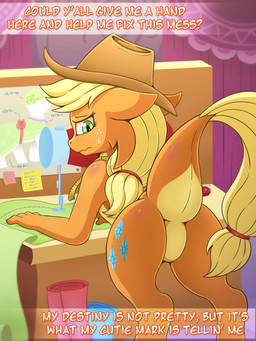Rating: q
ID: 5337984
Date: 2025-01-29 07:13:42 -0500
Status: active
Score: 83
3:4 alternate_species anthro applejack_(mlp) blonde_hair bodily_fluids butt comic english_text featureless_crotch female friendship_is_magic green_eyes hair hasbro hi_res kobold my_little_pony nervous nervous_sweat null orange_body raised_tail scalie solo sweat tail text vavacung post #5337984