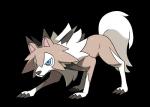 2016 alpha_channel ambiguous_gender blue_eyes brown_body brown_fur canid canine claws feral fur generation_7_pokemon hi_res lycanroc mammal midday_lycanroc multicolored_body multicolored_fur nintendo official_art pokemon pokemon_(species) simple_background solo transparent_background two_tone_body two_tone_fur unknown_artist white_body white_fur