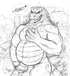 Rating: e
ID: 5613560
Date: 2025-06-01 09:30:30 -0400
Status: active
Score: 16
2014 alternate_version_at_source anthro balls bodily_fluids city city_destruction crazydrak dated destruction english_text erection fangs genitals godzilla godzilla_(series) hi_res holding_penis humanoid_genitalia humanoid_penis looking_at_viewer male musclegut muscular muscular_anthro muscular_male narrowed_eyes nude open_mouth outside overweight overweight_anthro overweight_male pecs penis portrait scalie signature sketch solo speech_bubble standing sweat sweatdrop teeth text three-quarter_portrait toho tongue tongue_out vein veiny_penis post #5613560