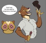 Rating: q
ID: 5189491
Date: 2024-11-18 03:31:13 -0500
Status: active
Score: 56
2024 5_fingers anthro bone breast_infestation breast_pregnancy breasts claws clothing collared_shirt creature_inside cutaway dialogue dress_shirt eating eating_food english_text eyes_closed fangs felid feline female fetus fingers food gore grey_background grilled hi_res infestation internal lion mammal necro open_mouth pantherine parasite placenta shirt short_sleeved_shirt signature simple_background solo speech_bubble story story_in_description teeth text tongue topwear unnamed_character unusual_pregnancy post #5189491