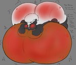 2024 alvro anthro belly belly_blush belly_expansion big_belly big_butt black_body black_ears black_eyebrows black_eyes blush body_blush brown_belly butt butt_blush close_to_bursting cross-popping_vein expansion eyebrows fart fart_fetish fart_inflation grey_background hair heavy_blush hi_res huge_belly huge_butt hyper hyper_belly hyper_butt hyper_fart hyper_inflation imminent_popping implied_popping inflation male mammal mephitid motion_lines pink_nose red_inner_ear simple_background skunk skunny_(alvro) sky skyscape solo star tail teasing text thick_thighs white_hair white_tail