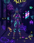 Rating: e
ID: 3667163
Date: 2022-11-02 21:16:28 -0400
Status: active
Score: 33
4_toes absurd_res alternative_fashion anarchy_symbol anthro armwear backpack blue_hair bodypaint breasts butt_print canid canine claws clothes_on_floor clothing cross darkness digital_media_(artwork) digitigrade feet female fishnet_armwear fishnet_clothing floor footprint fur genitals glowing glowing_paint graffiti hair hand_on_hip hatofuldeer heart_symbol hi_res inverted_cross jackie_eclipse lgbt_pride looking_at_viewer mammal nipples nude occult_symbol paint paint_splatter pawpads pawprint paws pentagram pink_body pink_fur pink_nipples pink_nose ponytail pride_colors punk pussy solo spray_can spray_paint subway symbol tile tile_floor toes transgender_pride_colors yellow_pawpads post #3667163