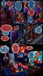 absurd_res anthro blush clothed clothing comic crossgender dialogue disney english_text female fur hair hi_res human jessica_rabbit lagomorph larger_male leporid male mammal memjioof orange_hair rabbit roger_rabbit size_difference smaller_female text white_body white_fur who_framed_roger_rabbit