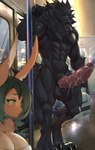 Rating: e
ID: 5624690
Date: 2025-06-06 15:23:50 -0400
Status: active
Score: 105
2025 animal_genitalia animal_penis anthro balls big_balls big_penis black_body black_fur blush bodily_fluids canine_genitalia canine_penis charmerpie conditional_dnp cum cum_drip cum_on_penis detailed_background dripping duo ejaculation erection female fur genital_fluids genitals group hi_res knot male male_focus nude penis pubes public public_exposure public_nudity public_transportation scar signature size_difference tail post #5624690