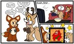 absurd_res anthro border canid canine clothing college deer duo floofyboyetime fox hi_res kigurumi male male/male mammal miles_prower new_world_deer one_piece onesie reindeer school sega sipping sonic_the_hedgehog_(series) tony_tony_chopper weight_gain white_border young zerdathefennecfox