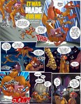 2023 absurd_res anthro background_character bear blue_sky canid canine comic dialogue disney english_text female fox glowing glowing_eyes hi_res hyena jasiri_(the_lion_guard) judy_hopps lagomorph leporid maid_marian male mammal nauyaco nick_wilde prison_uniform rabbit rebecca_cunningham red_fox robin_hood_(disney) sky speech_bubble spotted_hyena talespin text the_lion_guard the_lion_king true_fox tunnel zootopia