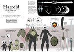 2022 2_horns 5_fingers arthropod belly black_body black_eyes black_text child cloak clothing digital_media_(artwork) english_text featureless_crotch fingers harrold_(latiar) hi_res hollow_knight horn hornet_(hollow_knight) humanoid jewelry latiar male melee_weapon model_sheet motion_lines mouthless name_drop noseless nude orange_tongue pendant shield solo standing sword team_cherry text the_knight_(hollow_knight) tongue tongue_out vessel_(species) weapon white_text young